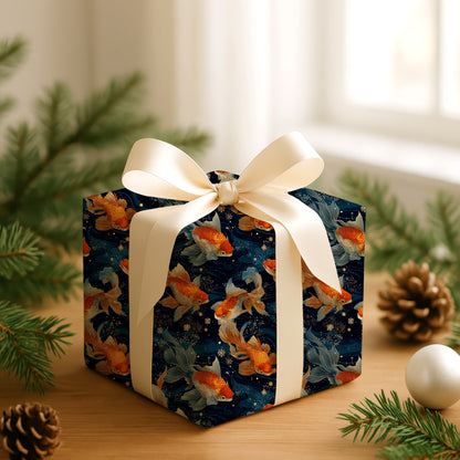 Celestial Currents Of Golden Fins