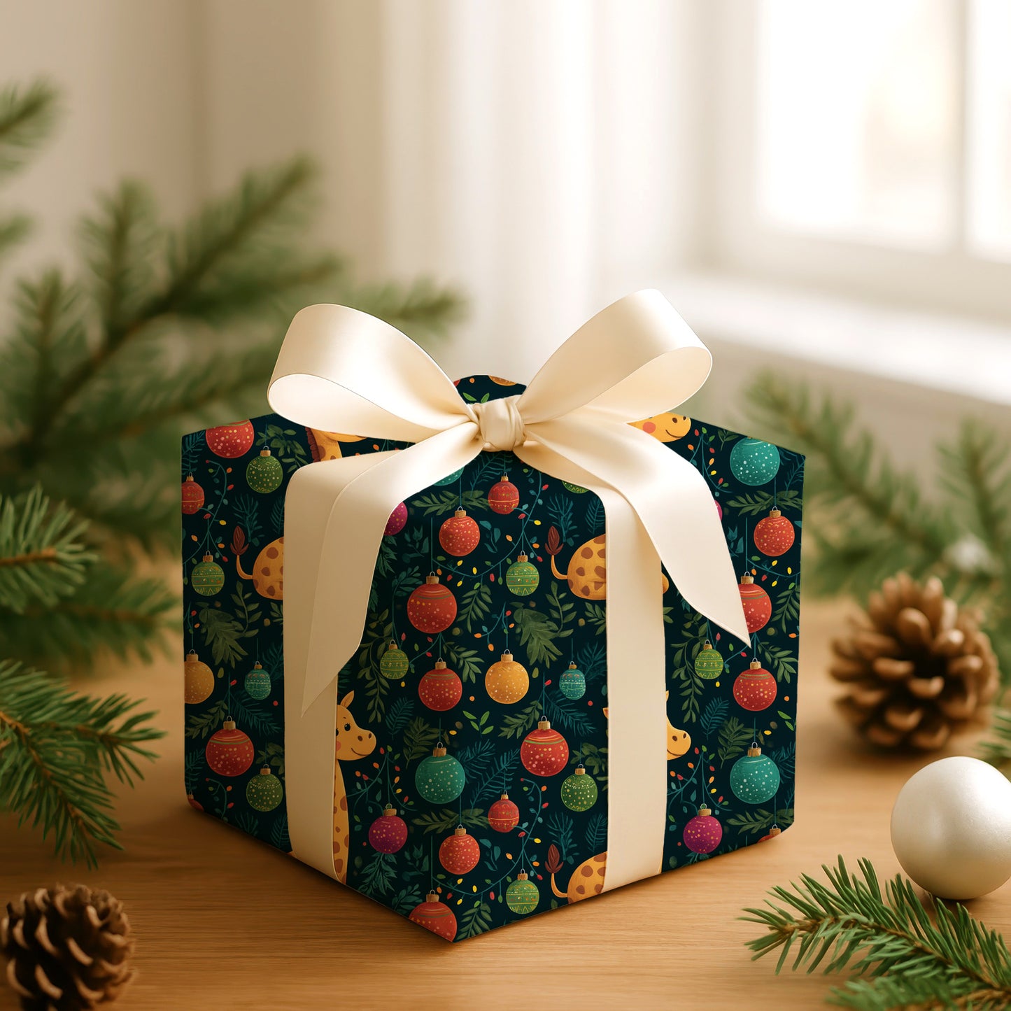 Giraffe Celebrates Festive Forest Nights