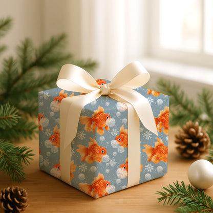 Goldfish Waltz Through Frozen Moments