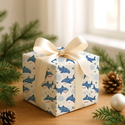 Sharks Drift Through Frozen Bubbles