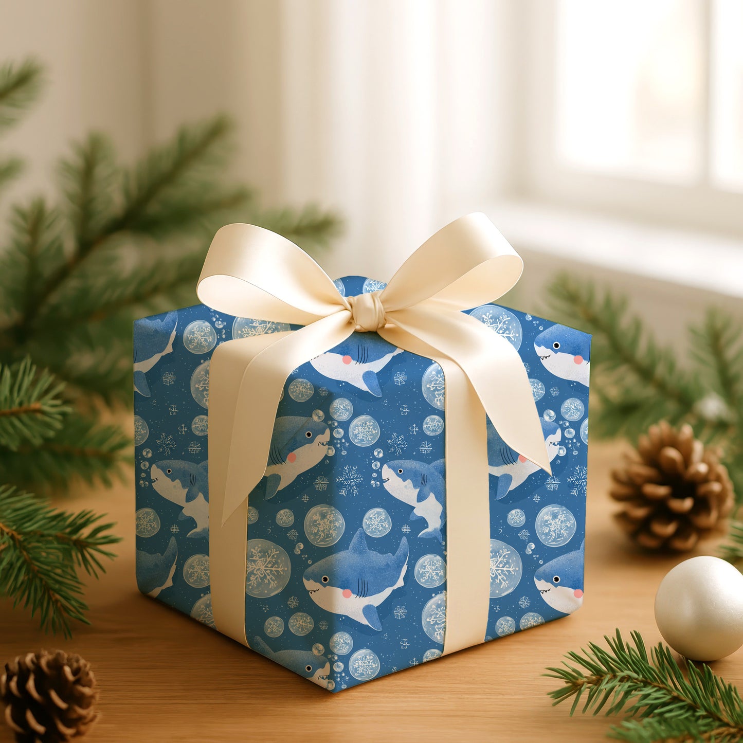 Sharks Drift Through Crystal Worlds