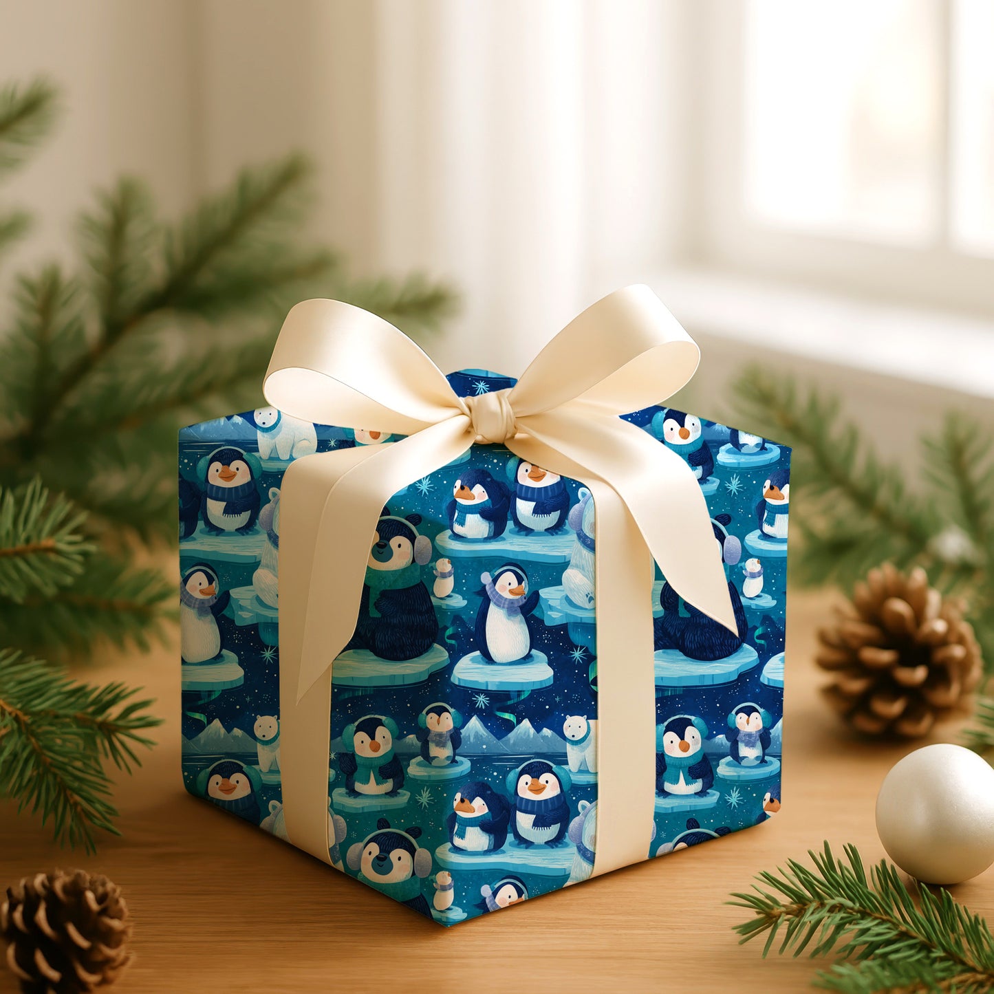 Polar Pals Dancing On Ice