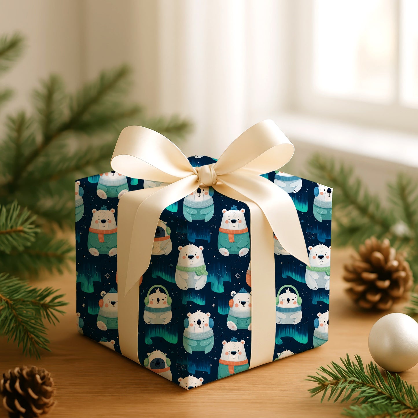 Arctic Friends Dancing Through Starlight