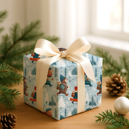 Forest Friends Navigate Winter's Tale