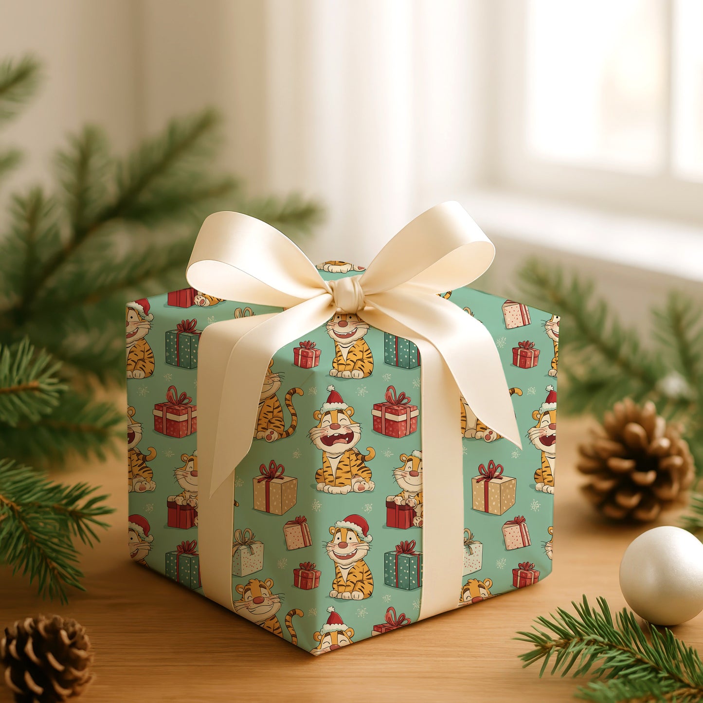 Jolly Tiger's Christmas Morning