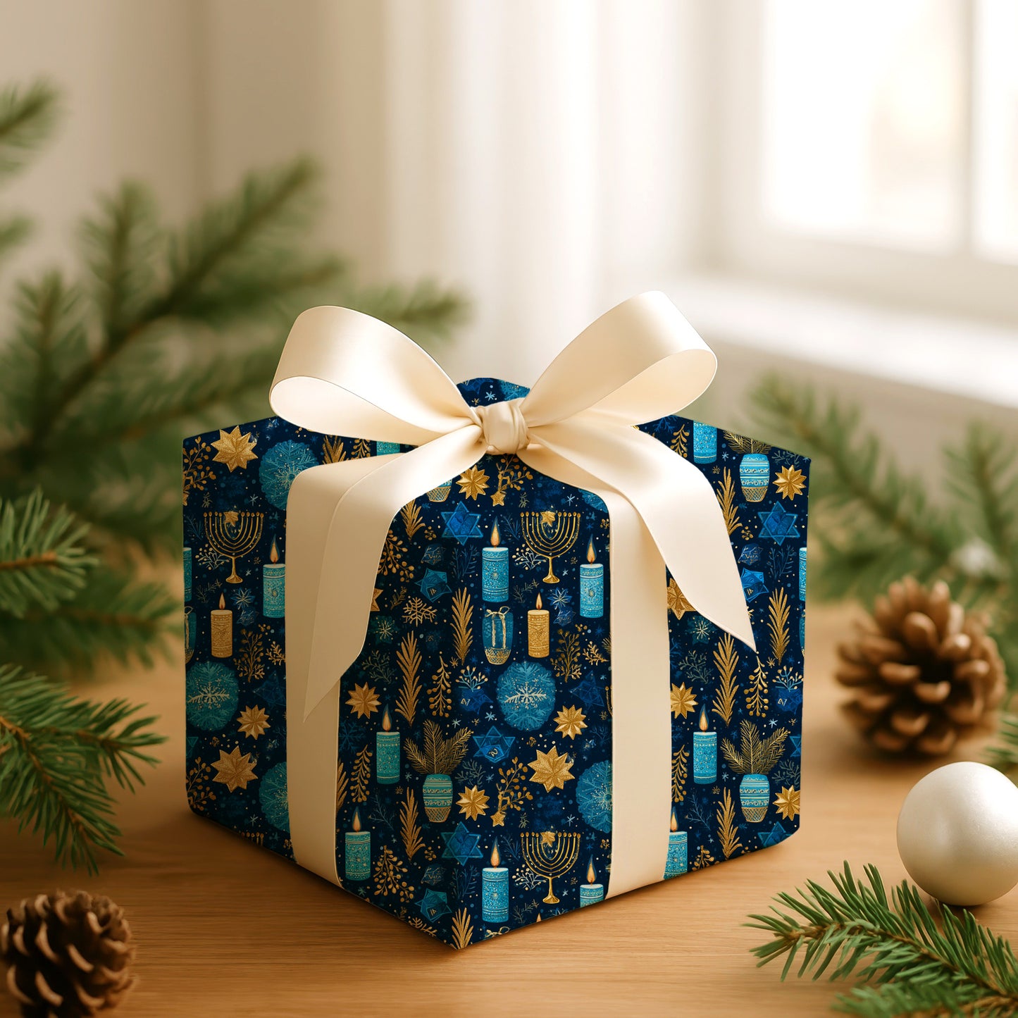 Golden Lights Dance Through Winter