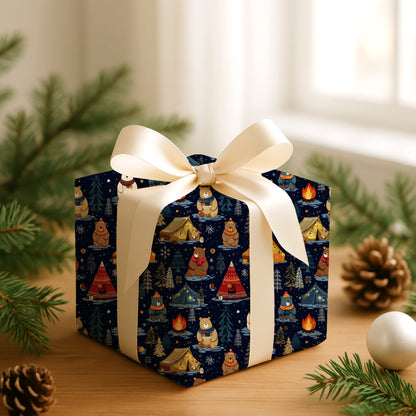 Bears Camp Under Starlit Skies