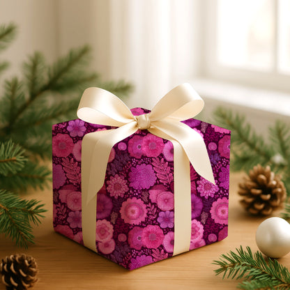 Magenta Blooms Dance In Darkness