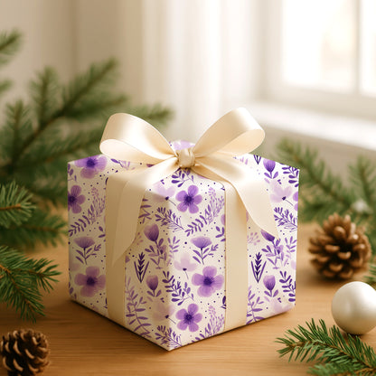 Purple Petals Dance Through Silence