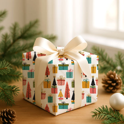 Festive Parcels Dance With Trees