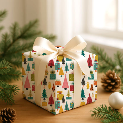 Festive Forest Of Geometric Joy