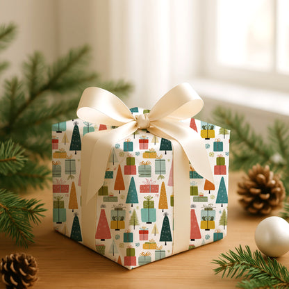 Festive Geometry Of Winter Joy