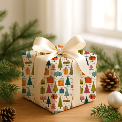 Geometric Evergreen Holiday Celebration