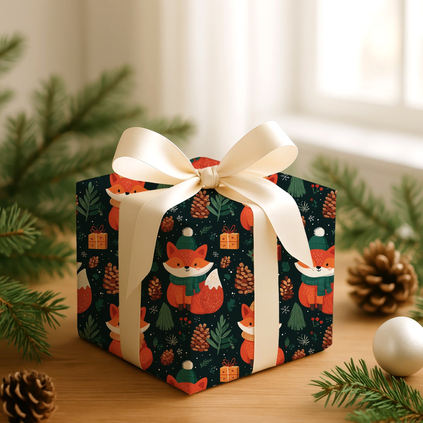 Foxes Dancing Through Winter's Tale