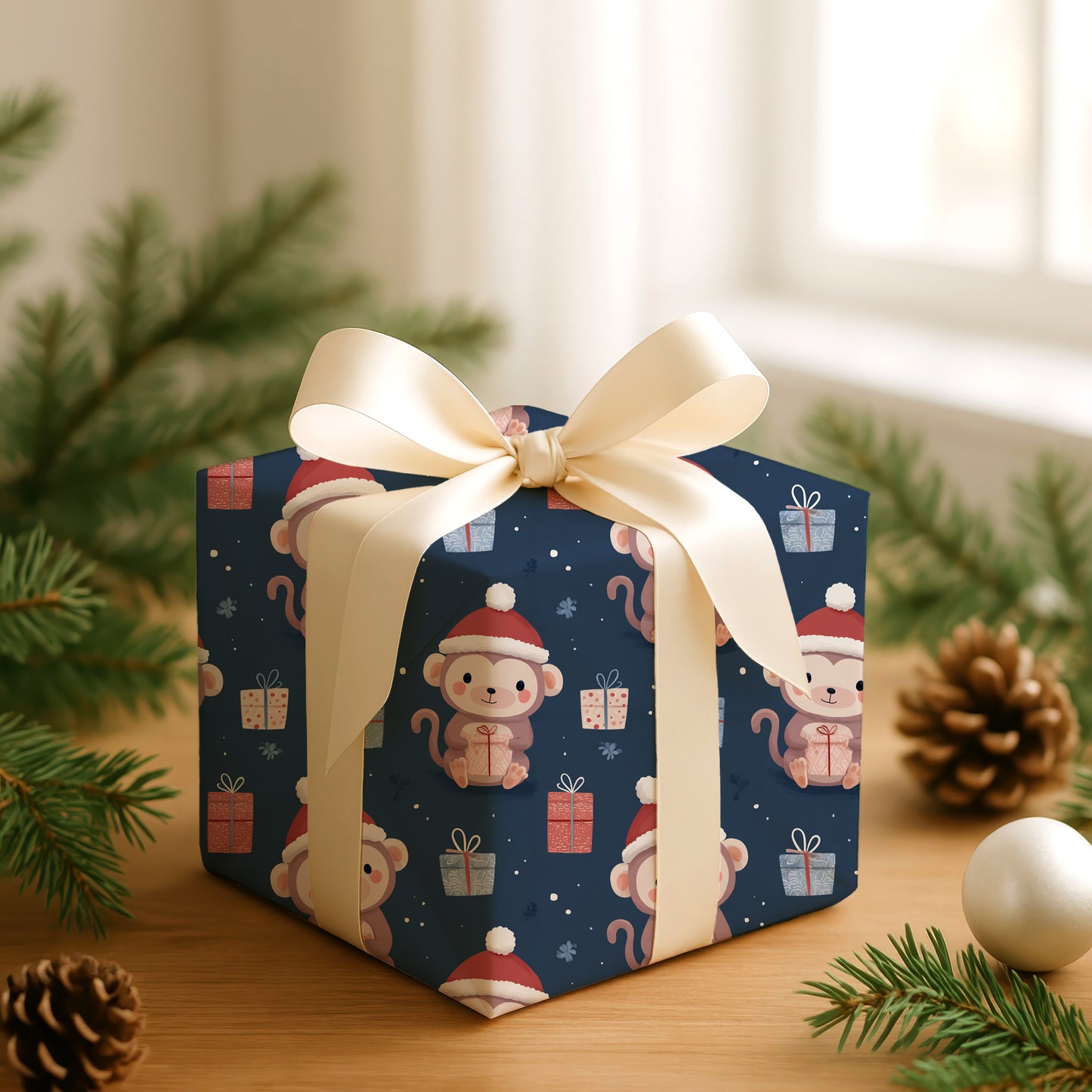 Merry Monkeys Unwrap Winter Wonders