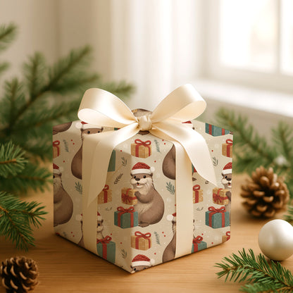 Otters Wrap Holiday Cheer