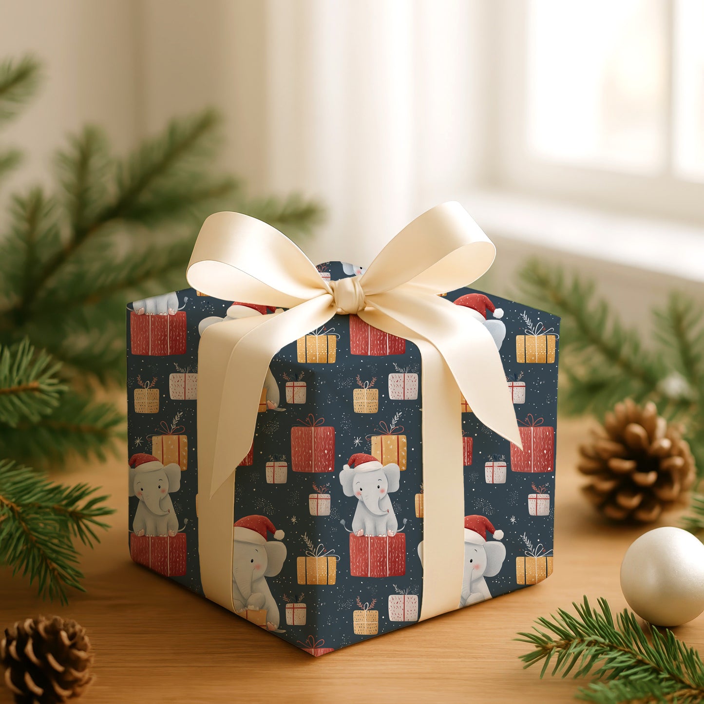 Elephants Unwrap Holiday Magic