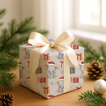 Elephants Unwrap Holiday Cheer
