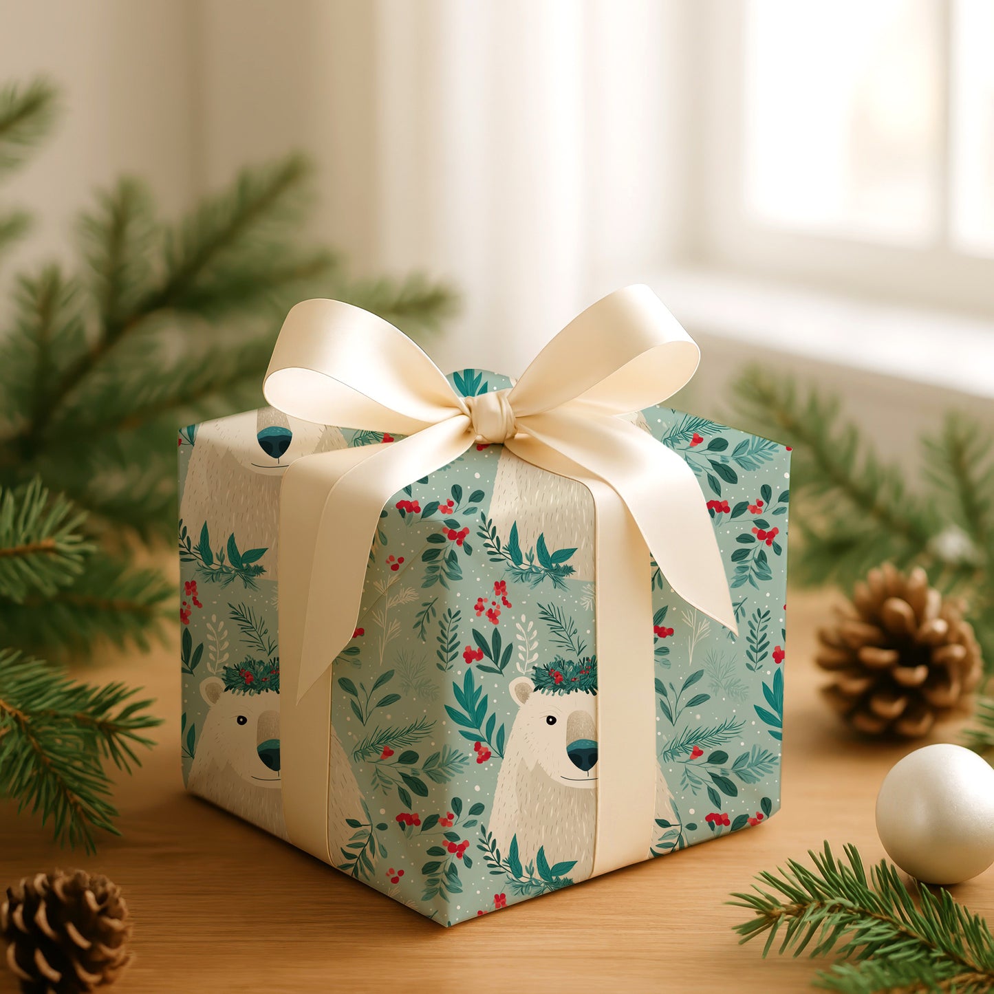 Winter's Gentle Guardian Smiles