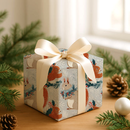 Winter's Woodland Squirrel Ballet