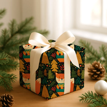 Festive Forest Fox Brings Joy