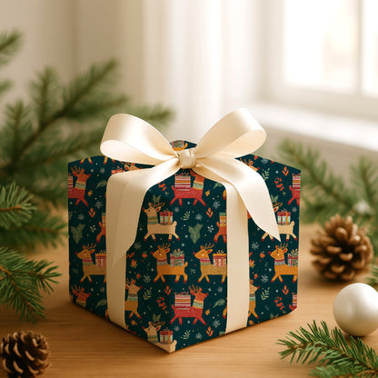 Reindeer Carry Holiday Cheer