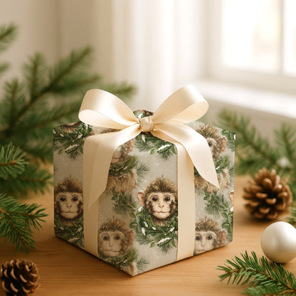 Snowflakes Dance On Monkey Fur