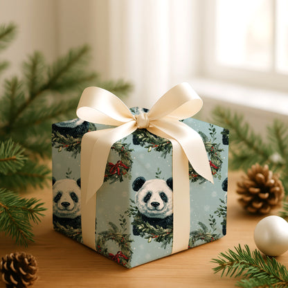 Winter's Playful Panda Parade