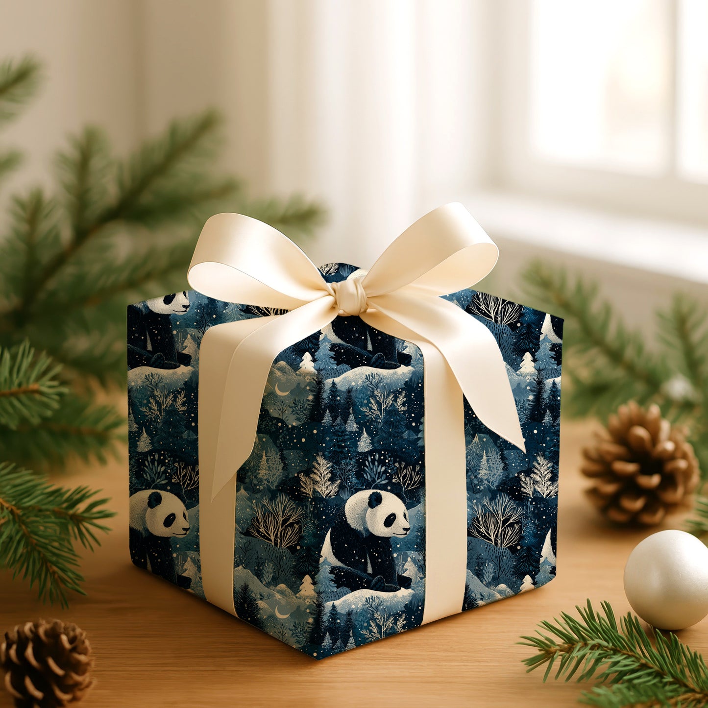 Midnight Bamboo In Snowy Realms