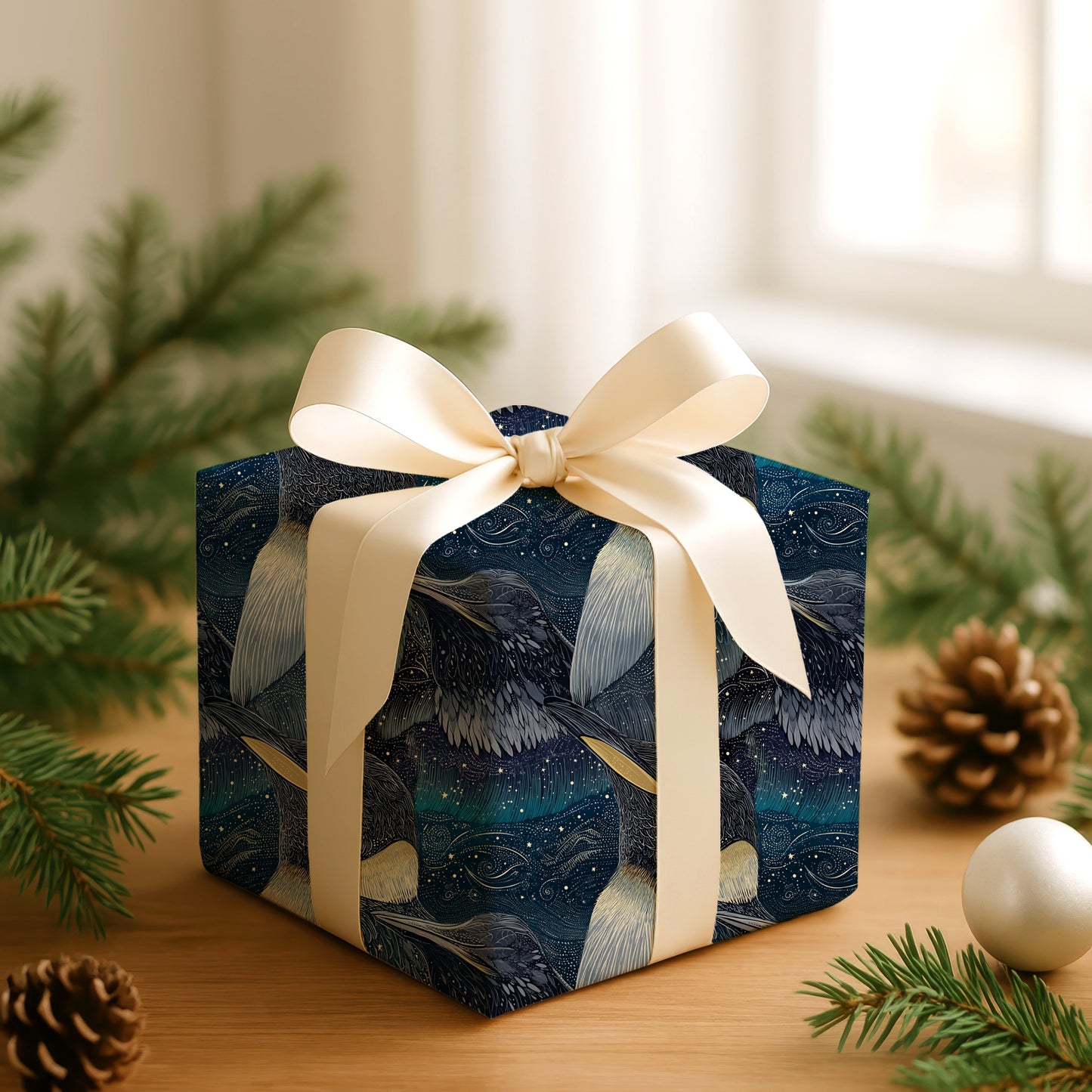 Midnight Feathers Weave Celestial Tales