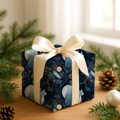 Midnight Acorns And Silver Fur