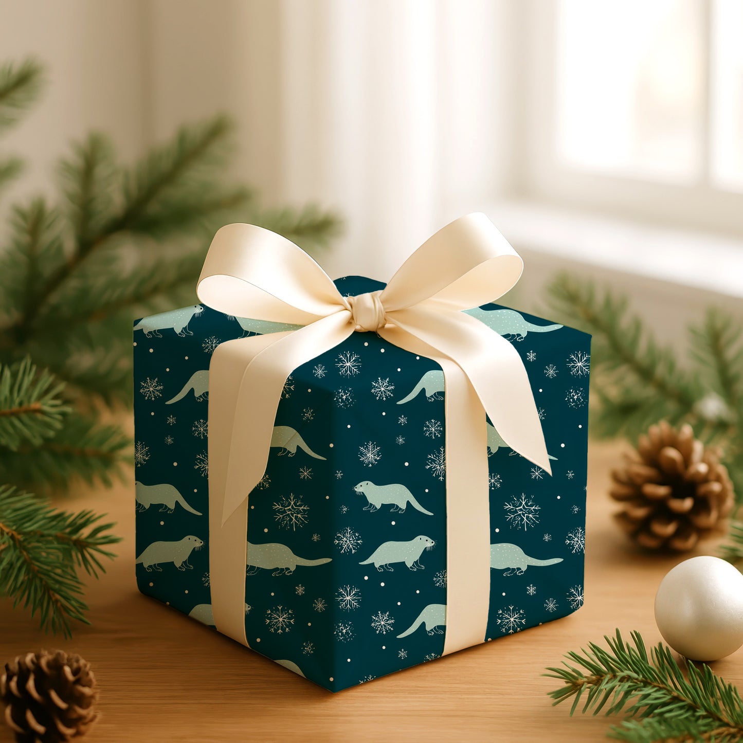 Winter's Playful Weasel Dance