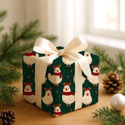 Cozy Chickens Wear Winter's Colors