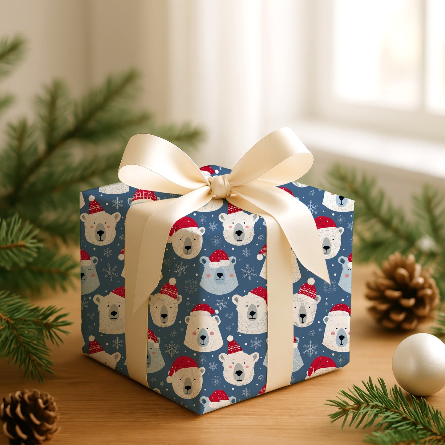 Polar Bears Wear Winter's Cheer