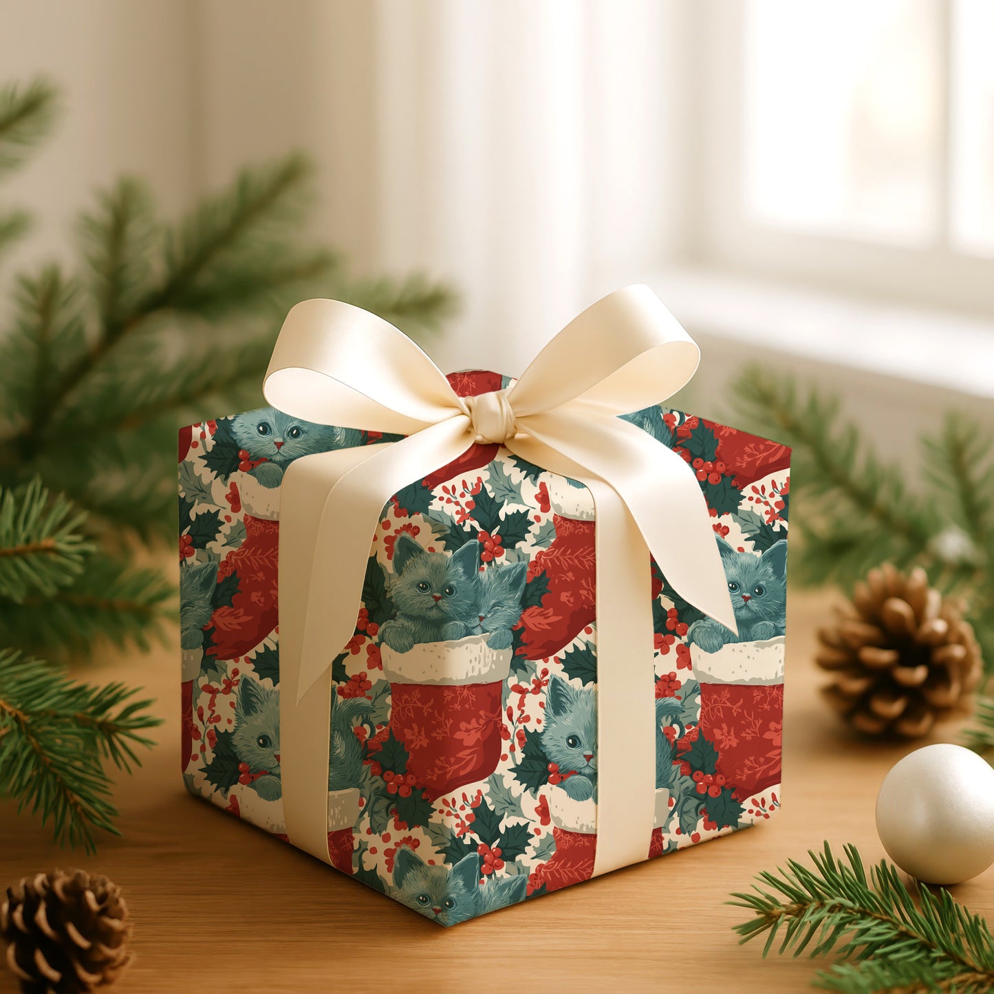 Soft Paws In Christmas Stockings