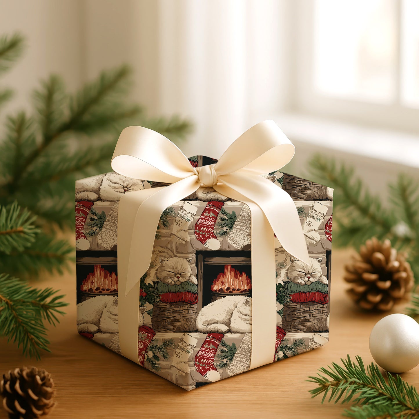 Cozy Cats Keep Christmas Secrets