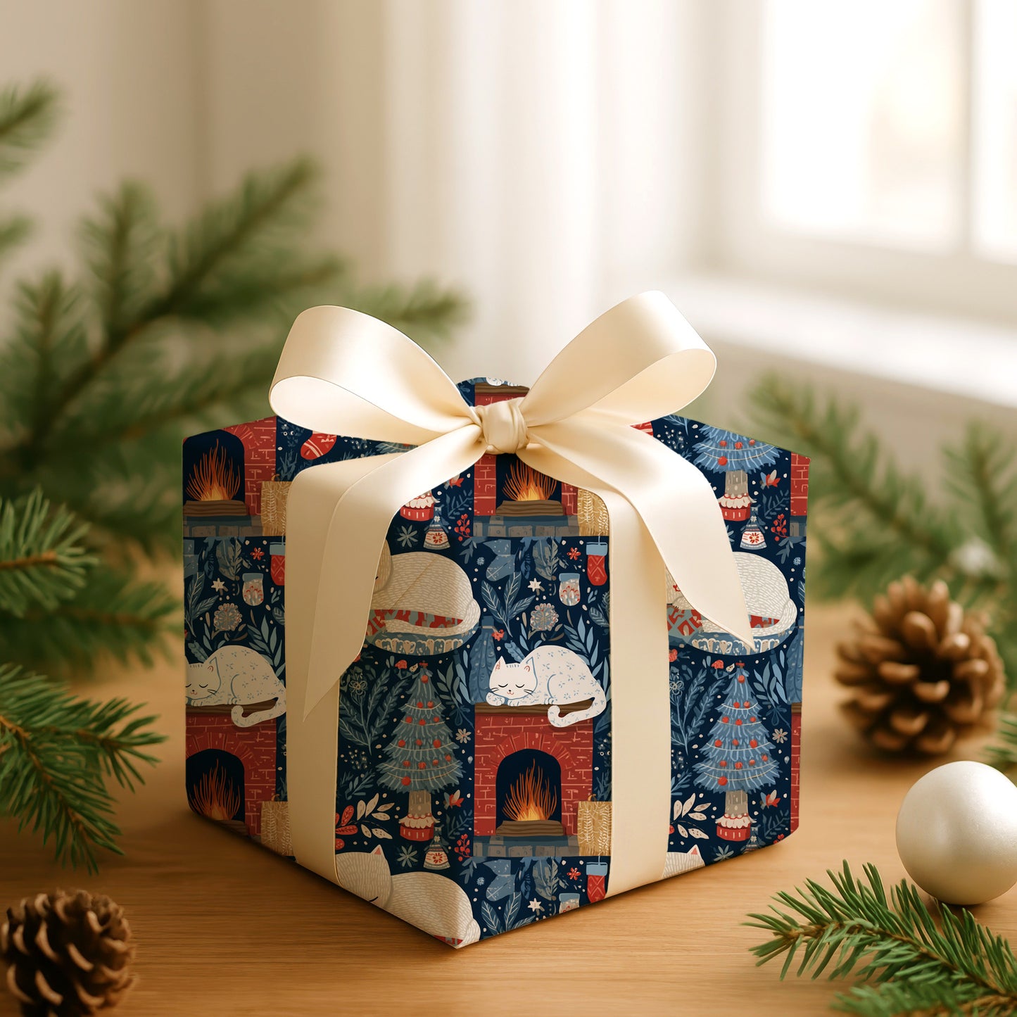 Cozy Cats Celebrate Winter's Quiet