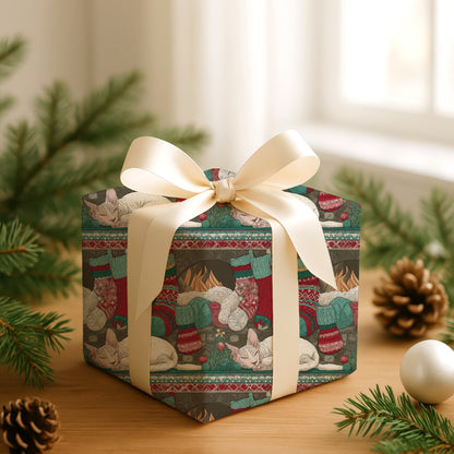 Purrs Beside Winter's Warm Hearth