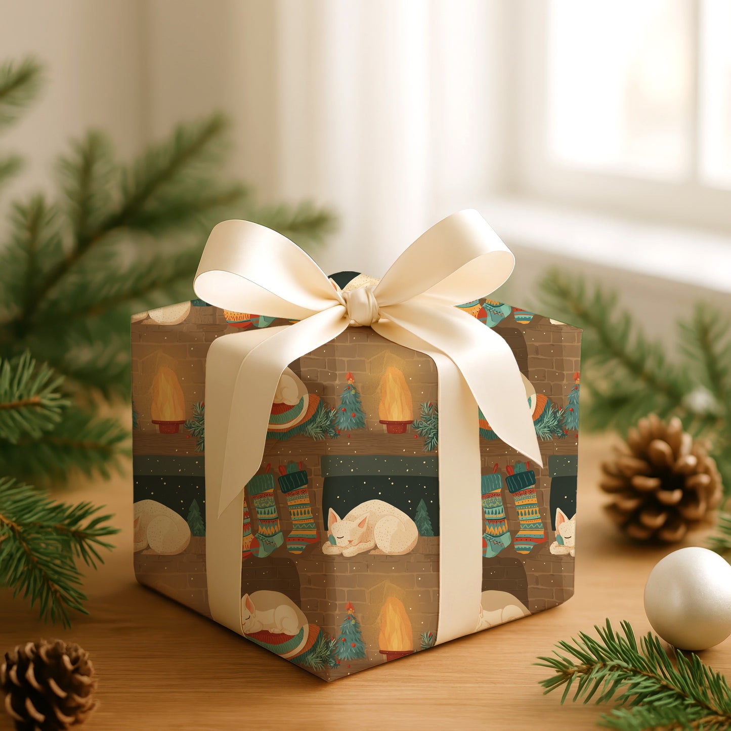 Cozy Cats Await Christmas Magic