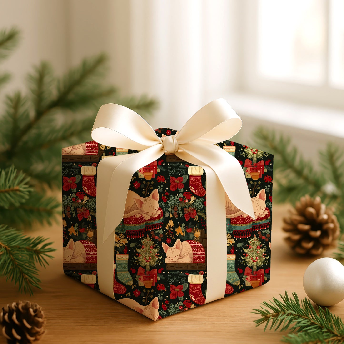 Cozy Cats Wrap Winter's Tale