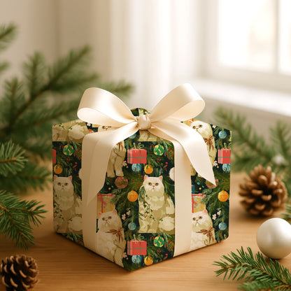 Festive Felines Among Holiday Cheer