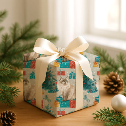 Curious Cats Unwrap Winter's Magic
