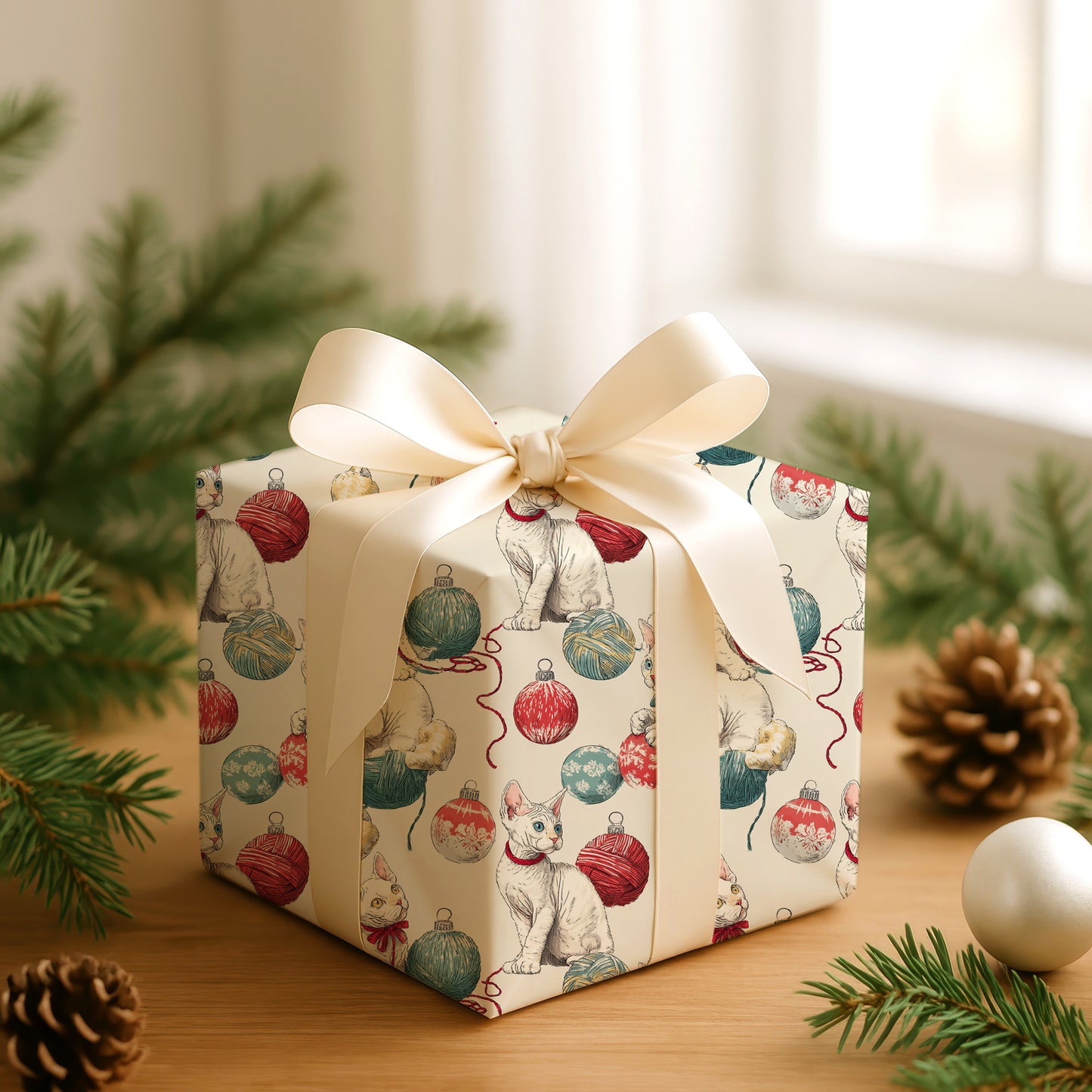 Curious Cats Play Holiday Strings