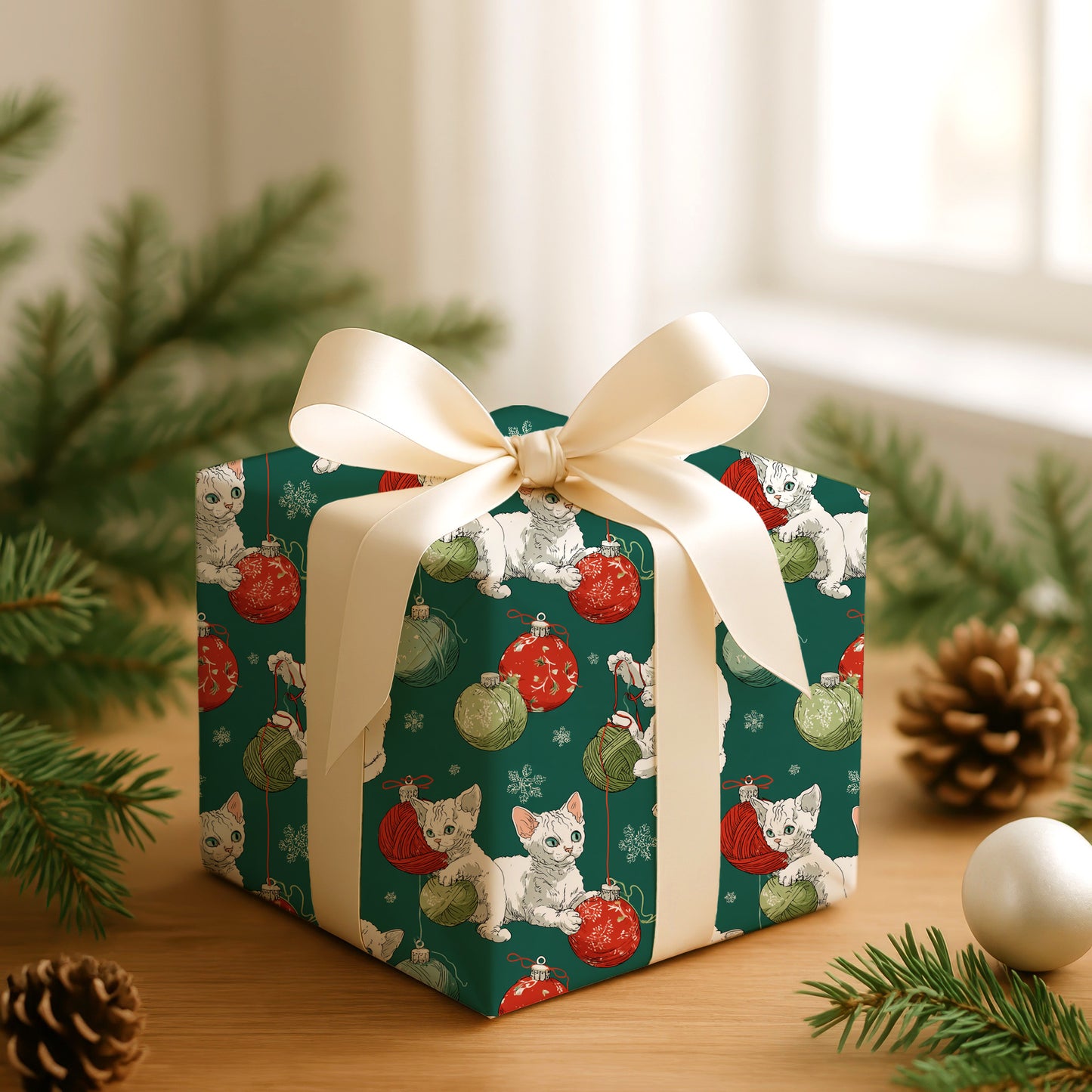 Mischievous Kittens Unravel Christmas Cheer