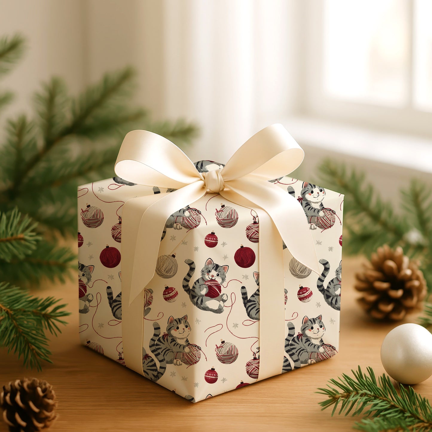 Playful Paws Tangle Christmas Threads