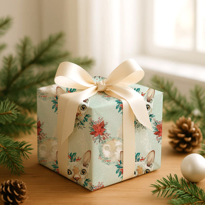 Winter's Curious Feline Friend