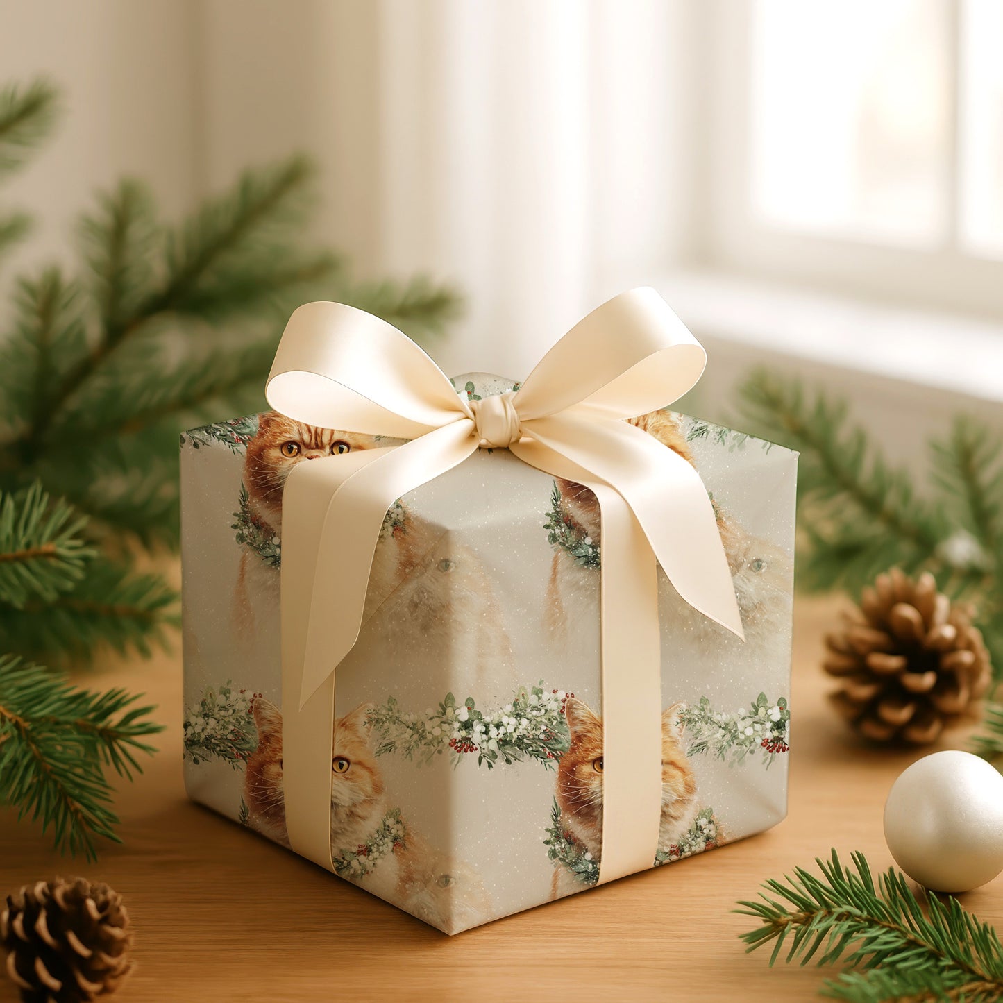 Ginger Royalty Wears Winter's Crown