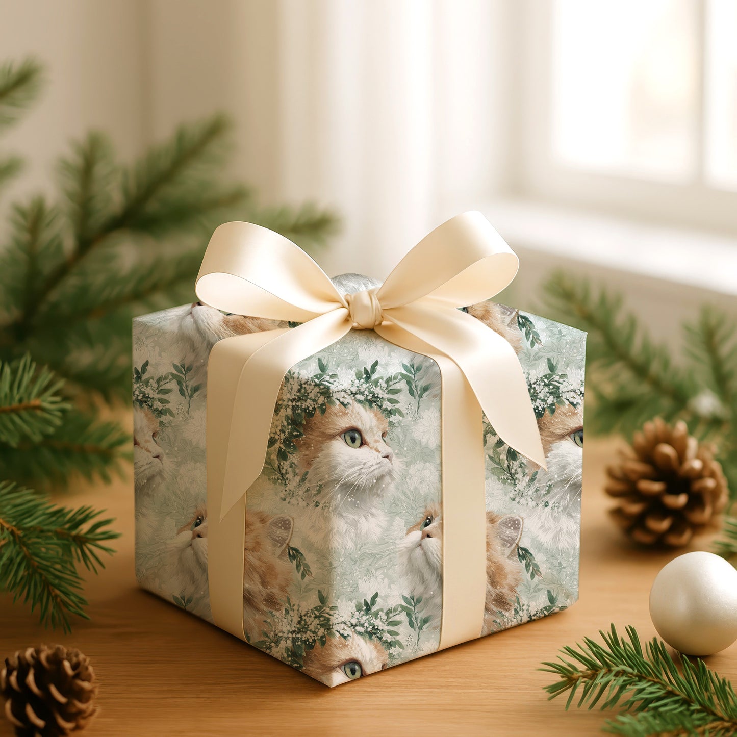 Soft Paws Drift Through Winter