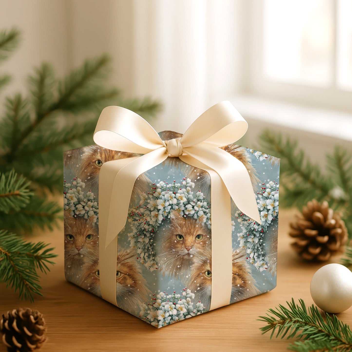 Winter's Tender Feline Grace