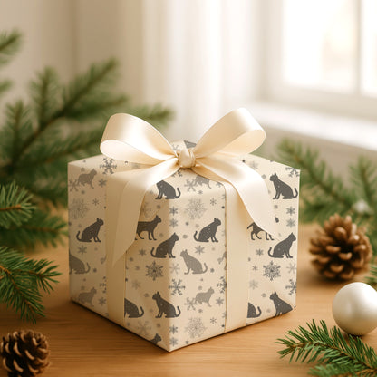 Winter's Silent Feline Ballet